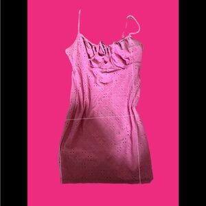 Pink Eyelet Sundress